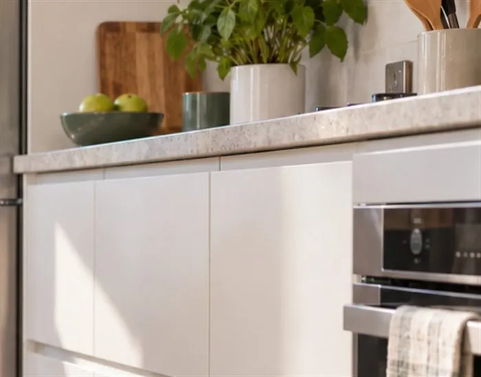 Cocina limpia y ordenada